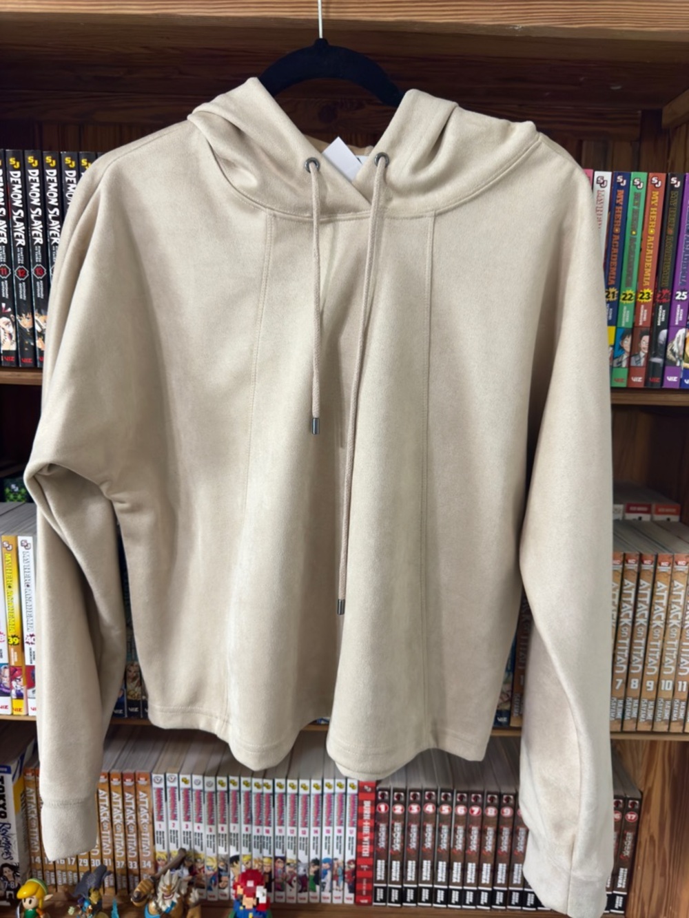 Magaschoni Cream Hooded Pullover Sweater